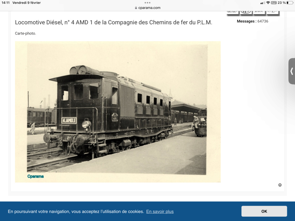 Locomotive diesel électrique 1D1 60051 ou 141DA1 ex PLM - Page 2 Img_1412