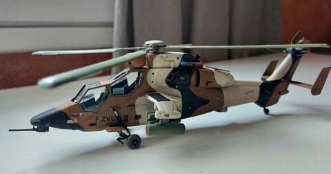 Hélicoptère militaire Eurocopter Tigre classe 60 thermique kit - Hirobo -  Mission Modélisme