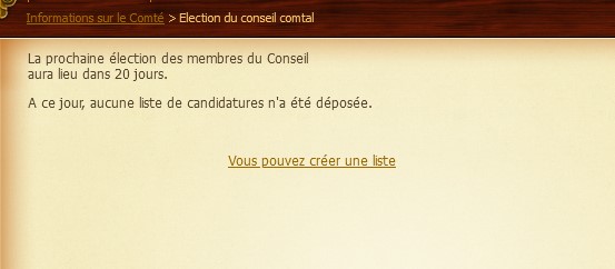 Etat du Conseil Ec10