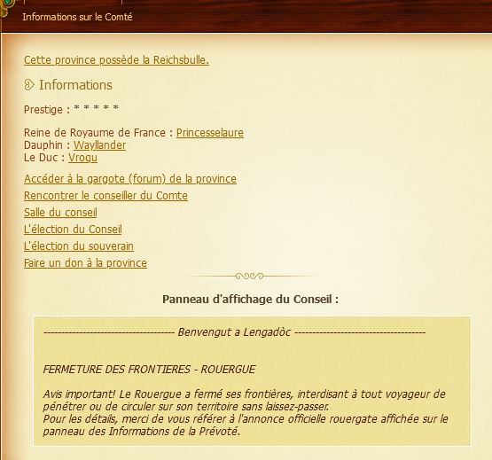 Informations particulières du Conseil ou sur le Comté/Duché Info_c10