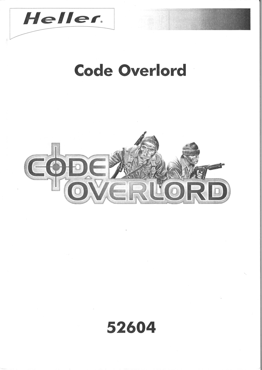 Coffret CODE OVERLORD D-DAY 60th anniversaire 1/72ème Réf 52864 Notice Code_o10