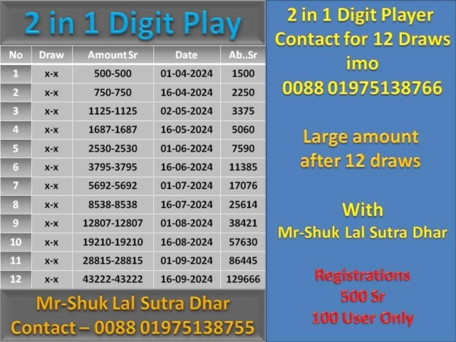 Mr-Shuk Lal Lotto 100% Win Free 16-03-2024 - Page 13 43098710