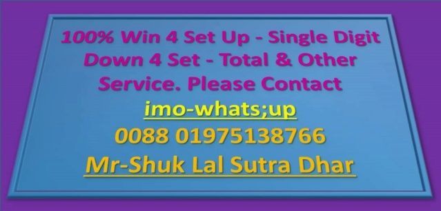 Mr-Shuk Lal Lotto 100% VIP 01-02-2024 85254112