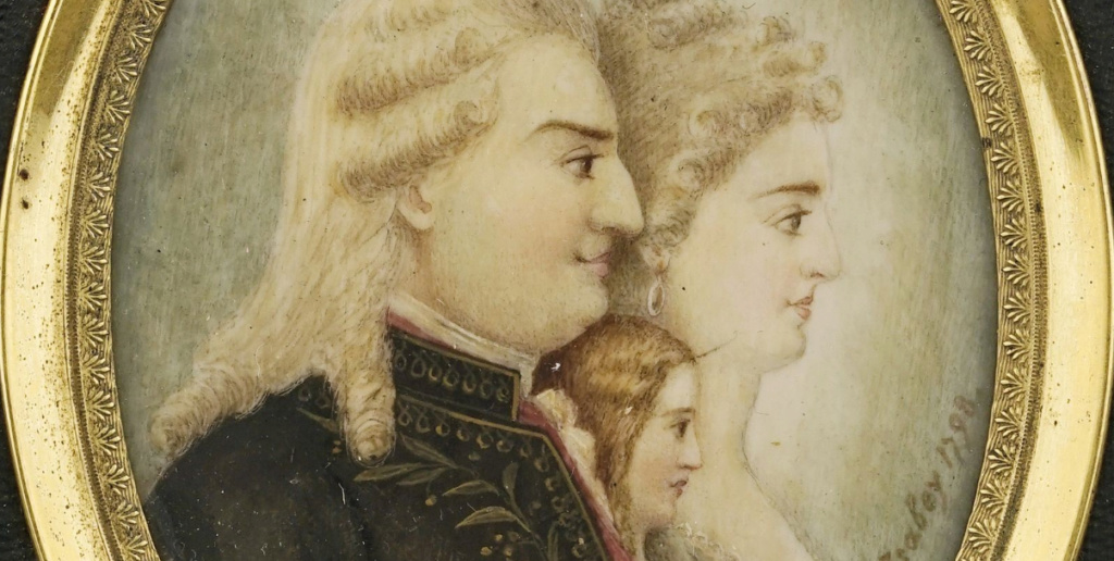 Marie-Antoinette, Louis XVI et le Dauphin par Isabey Zvale210