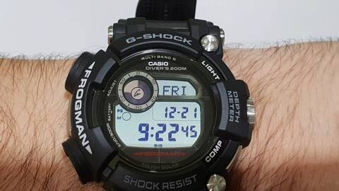 Question technique sur la CASIO frogman GWF-D1000