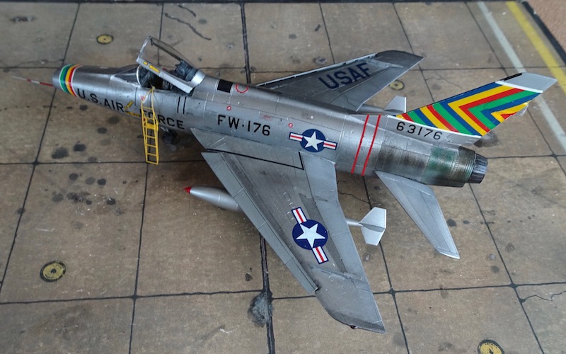 F-100D Italeri 474th TFW  F-100d31