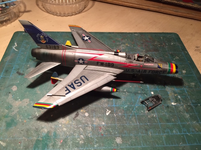 F-100D Revell & ESCI - The Hun au soixante douze. Img_0220