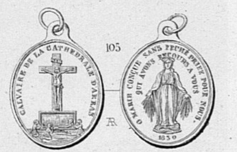 Pio VIII / Crucificado de cuatro clavos -S. XIX (I mitad) 183010
