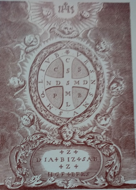 Curiosa medalla de San Benito. Finales siglo XIX. Benito13