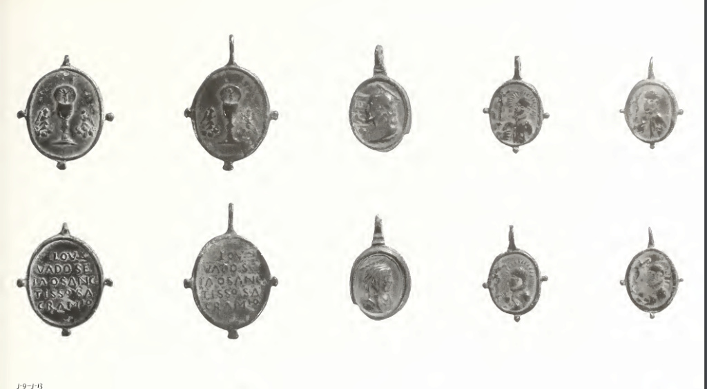Medallas religiosas japonesas de los siglos XVI-XVII. Misiones  en Japon   Catalo10