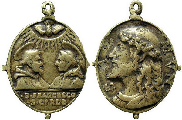 Las MEDALLAS de San CARLOS BORROMEO. SIGLOS XVI- XVII- XVIII. Apuntes iconográficos. Insvla12