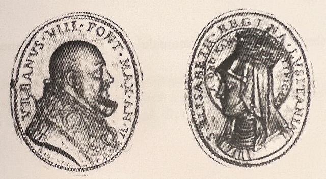 Santa Isabel de Portugal / Santo Antonio de Padua - MR969  Medall31