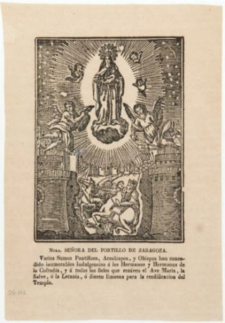  Santa Maria de Portillo de Zaragoza / Inscripción. S. XVIII Portil10