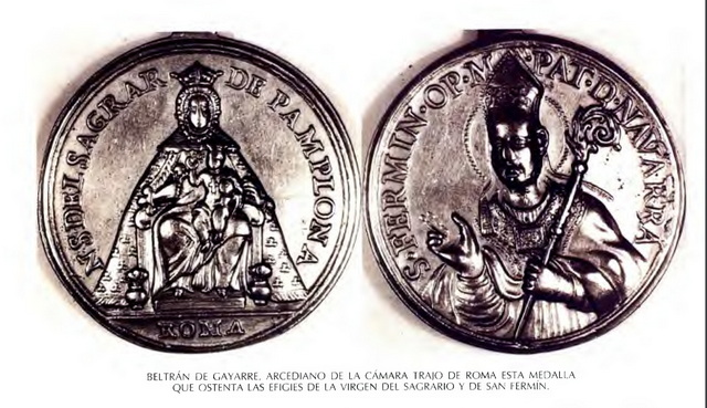 javier - san Fermin / san Francisco Javier patrones de navarra (R.M. SXVII-C47) Virgen16