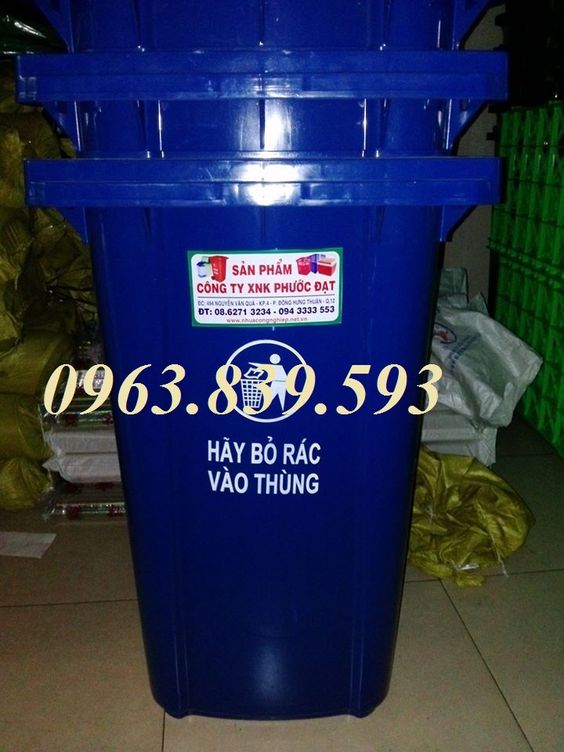 Thùng rác 240L giảm giá 50% giá rẻ bất ngờ - Call: 0963.839.593 Thanh Loan Thung_25