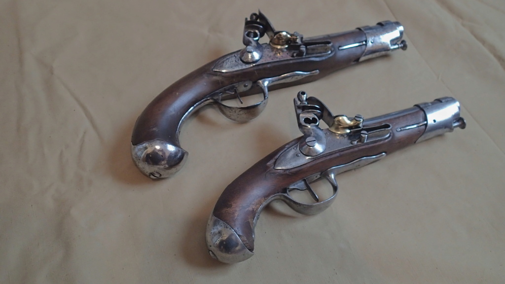 Restauration de 2 pistolets à silex français Qp306021