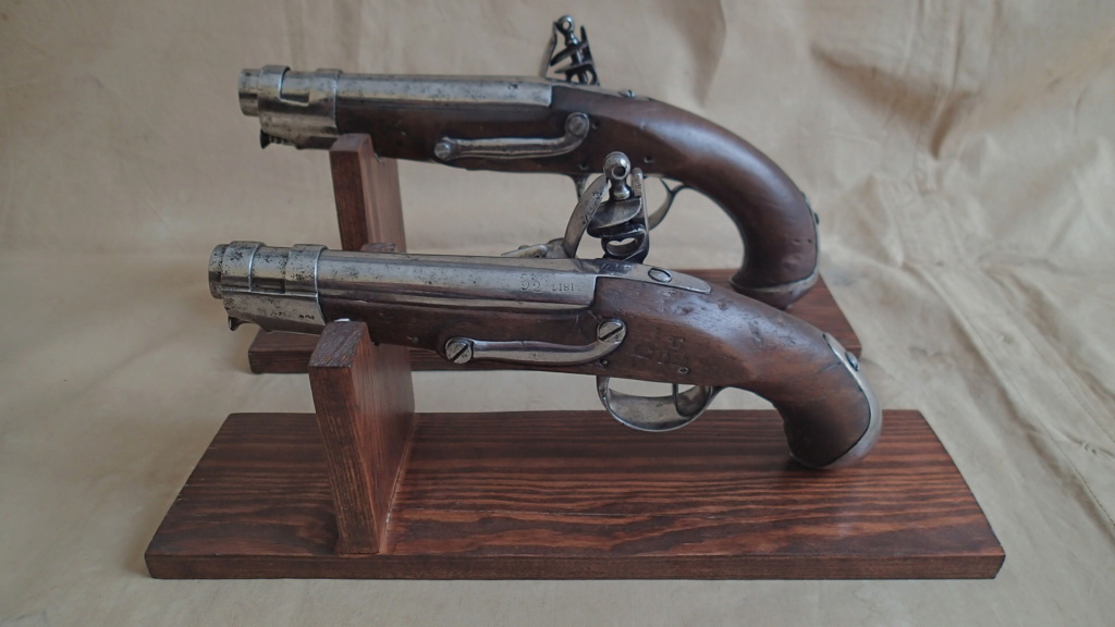 Restauration de deux pistolets à silex français Rp501012
