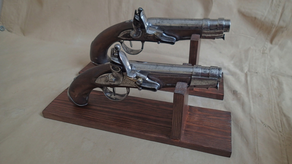 Restauration de deux pistolets à silex français Rp501014