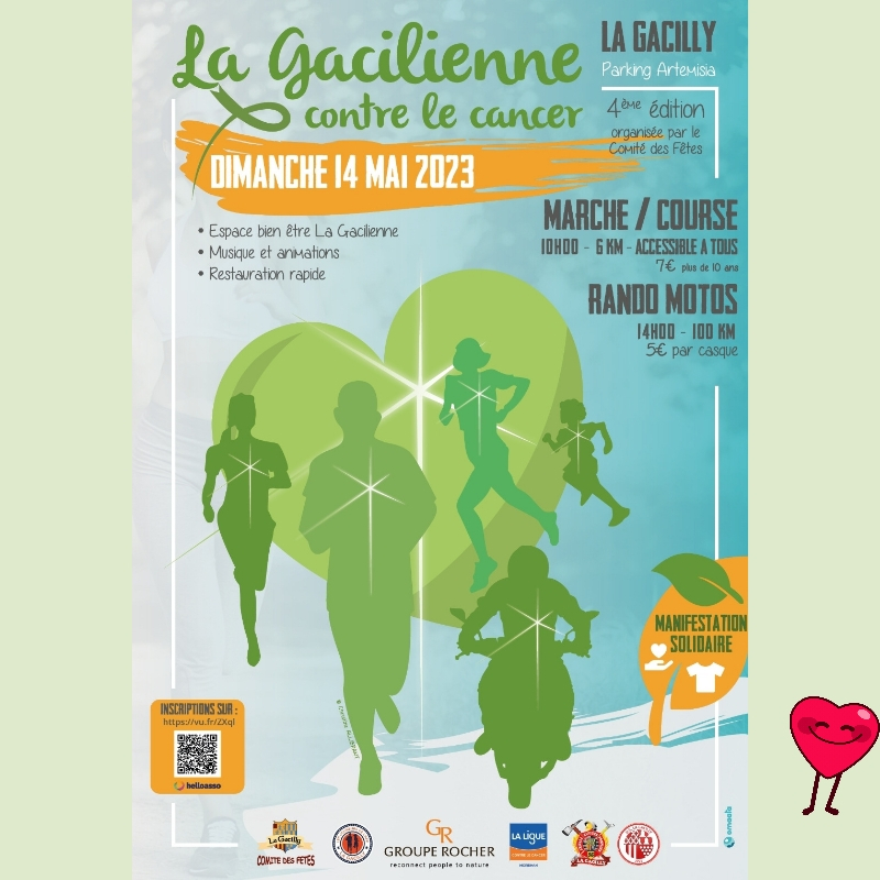 2023, 4ème édition "la Gacilienne lutte contre le cancer" le 14 mai 20230310