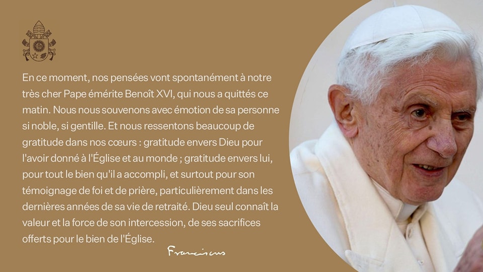 Décès de Benoît XVI Voeux_10