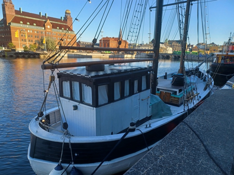 Schiffe im Hafen von Malmö und Kopenhagen. 20230950