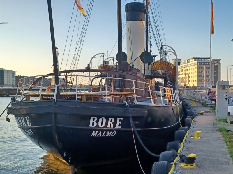 Schiffe im Hafen von Malmö und Kopenhagen. 20230963