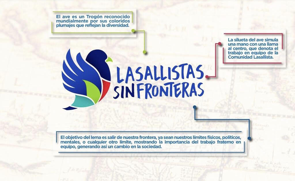 Mensaje del lema Lasallistas Sin Fronteras Logola11
