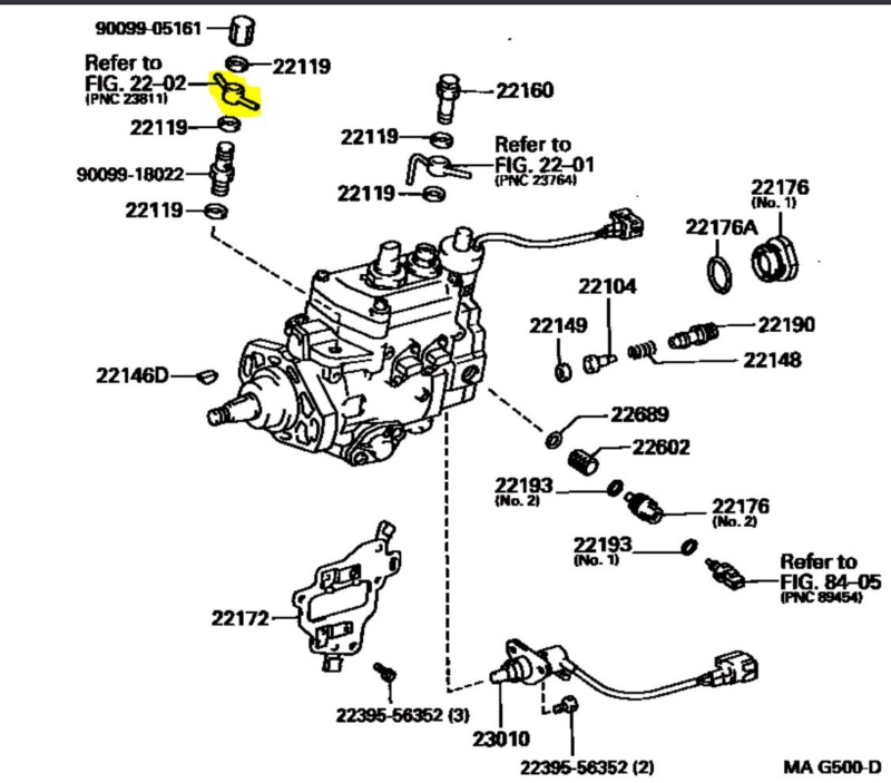Fuel injector pump major issue 1kz-te 3l 1995 1kz_pu12
