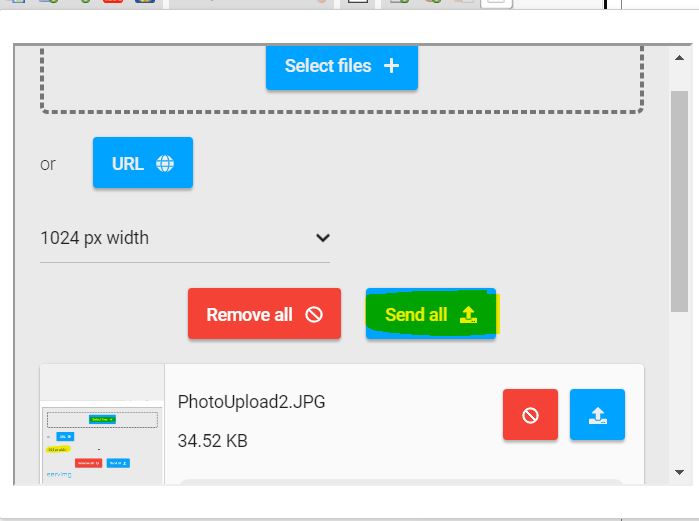 How to upload a picture.