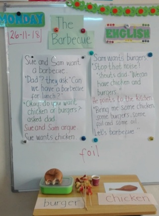 Jolly Phonics- Reading Text ( The Barbecue  Img-2065