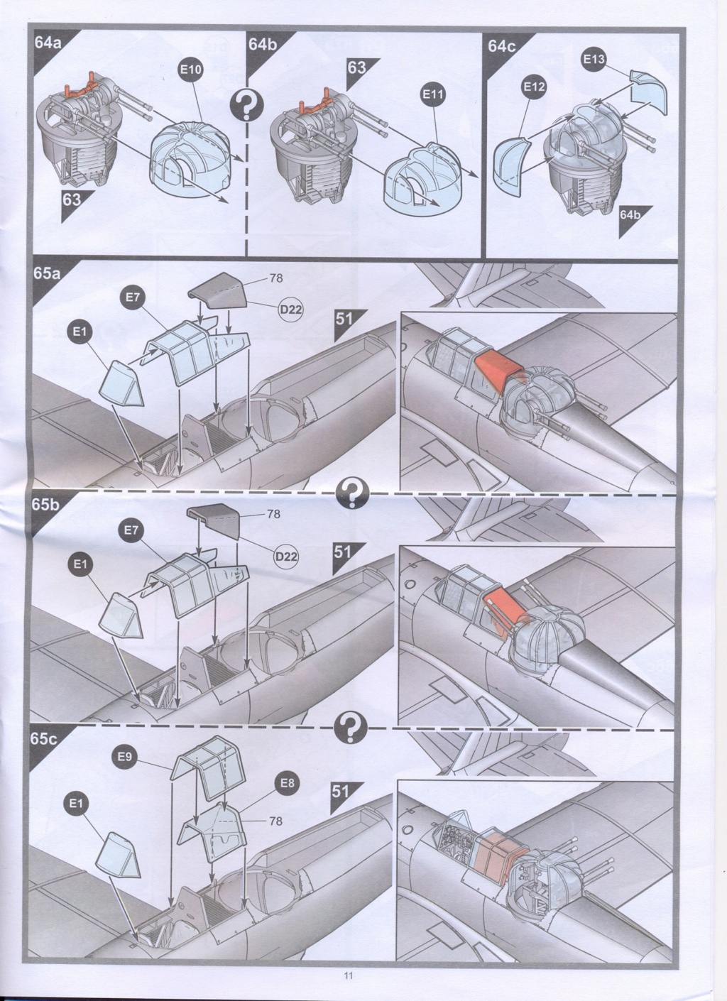 Boulton Paul Defiant MK1 1/48 AIRFIX Notice19