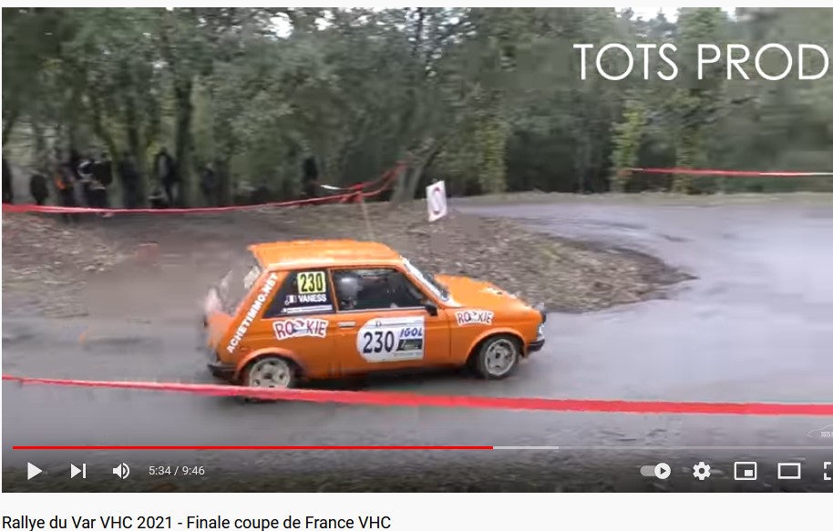 finale VHC rallye du var 2021 pilote VANESS 104 ZS Vaness10