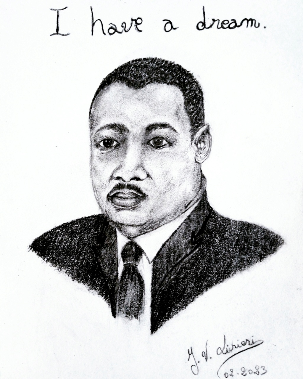 Portrait de Martin Luther king (MLK) Img_2075