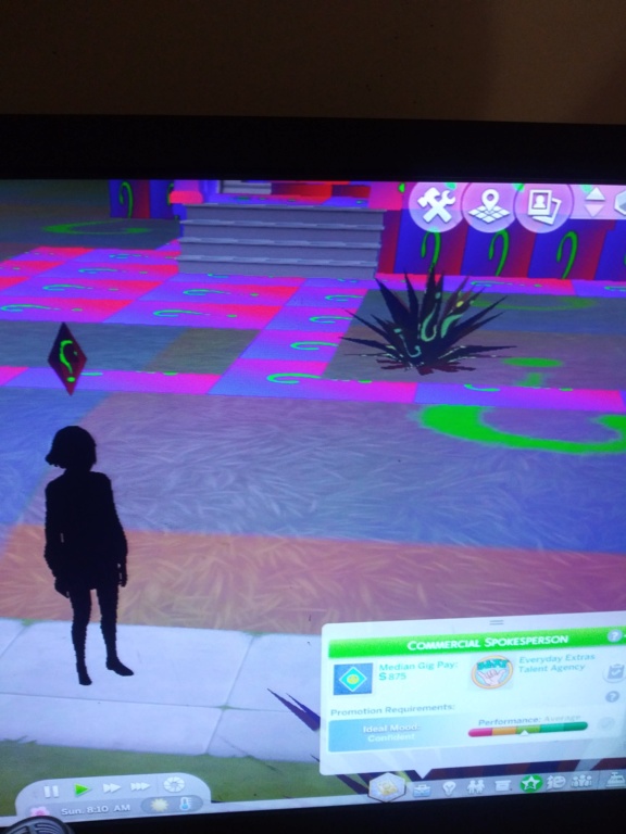 Sims 4 game keep popping up with colorful question marks. 20191110