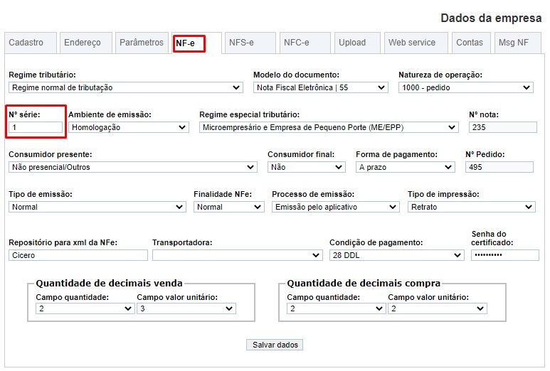 AtendeSmart: Modelo de parametrização para clientes  que desejam emitir NF-e em dois bancos, utilizando o mesmo CNPJ Imagem23