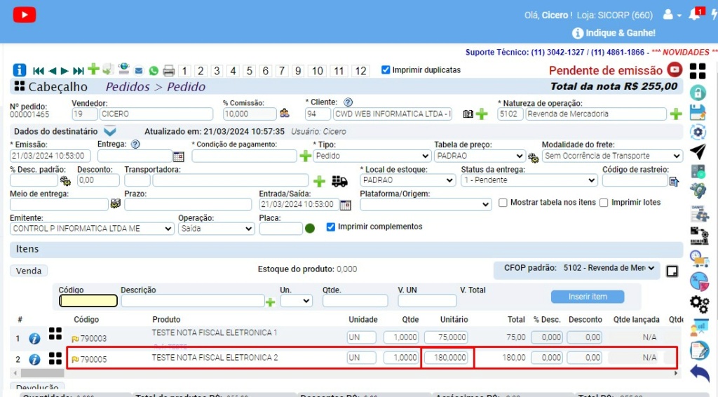 scree581 ATENDESMART: Orientação para o uso da ABA PREÇOS ESPECIAIS do Cadastro de Clientes