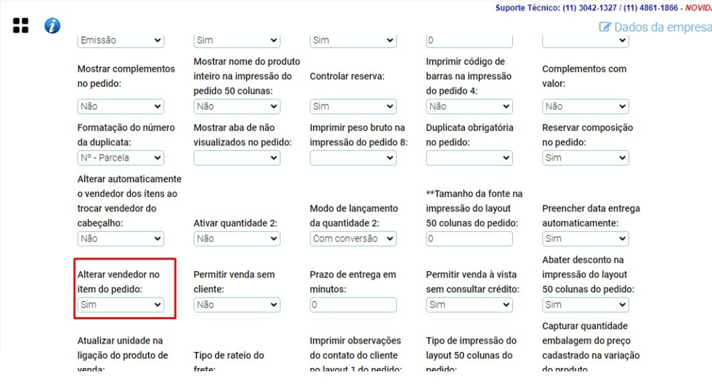 ATENDE SMART - RASCUNHO - 10º Item - Implementado um checkbox "Mostrar comissão nos itens" na telado PEDIDO/NOTA Scree665