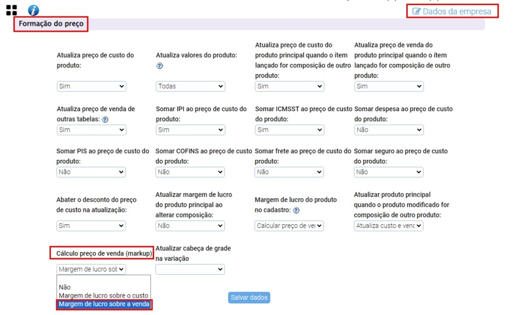 ATENDE SMART - RASCUNHO - 15º Item - Implementado um novo metodo para calcular o Preço de Venda no Cadastro de Produtos Scree686