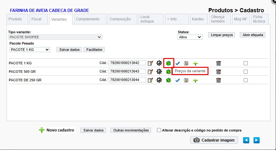 RASCUNHO: Implementação de Composição para Variações Scree908