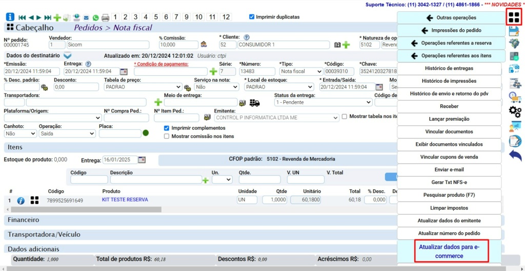 scree935 TRAY - Integração Atendesmart com plataforma Ecommerce de terceiros