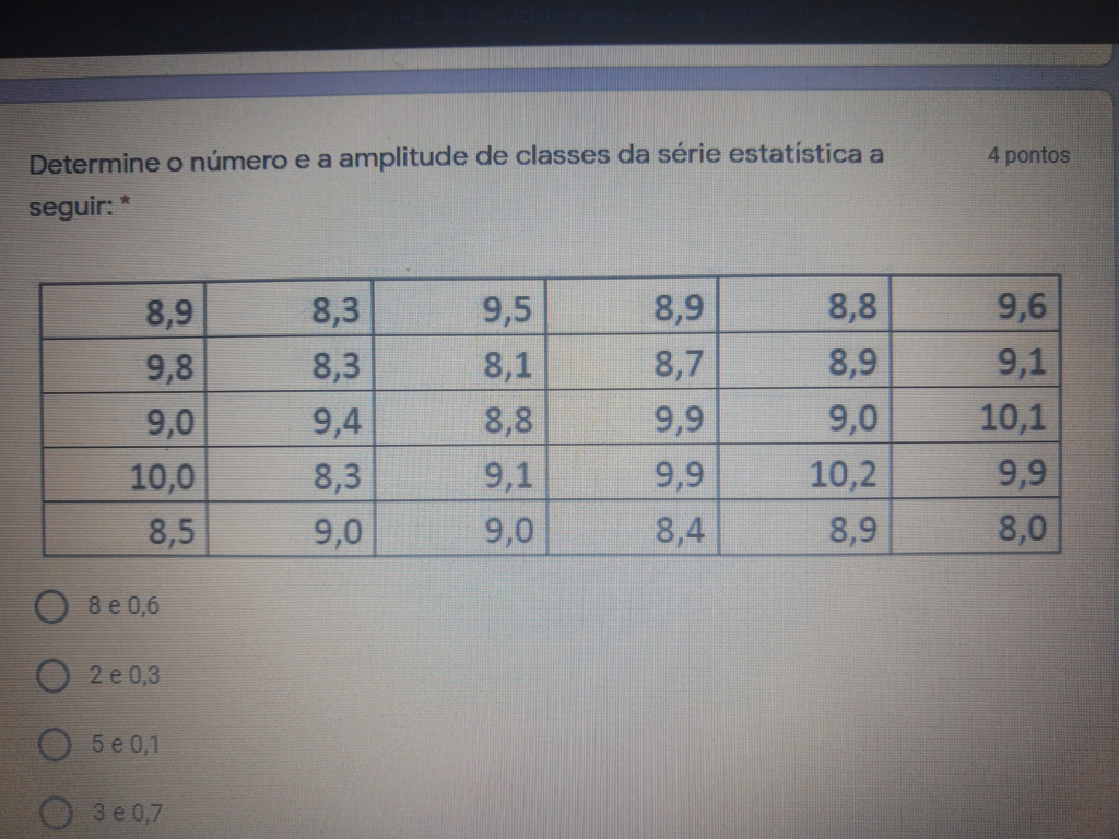 numero e amplitude de classes. Estatistica Img_2010