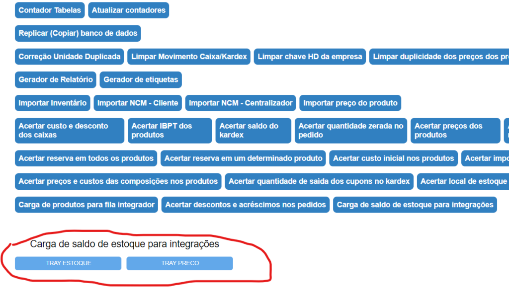 carga210 Carga em Estoque e Preço para Ecommerce TRAY