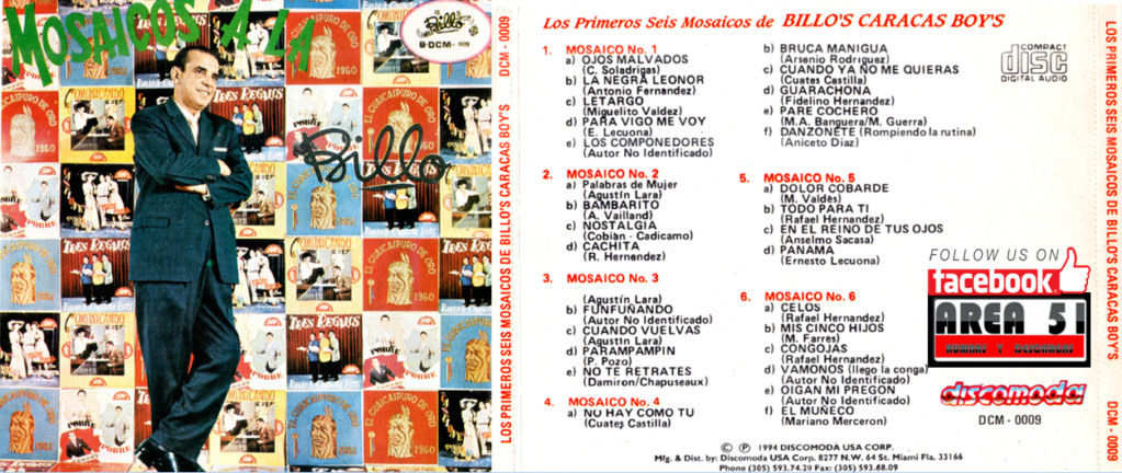 BILLO´S CARACAS BOYS - LOS PRIMEROS MOSAICOS (1994) Billos10