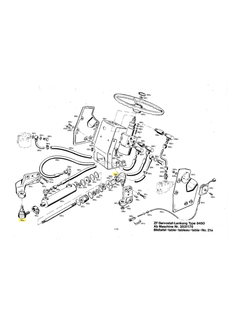 holder - rotule direction holder A 55 110