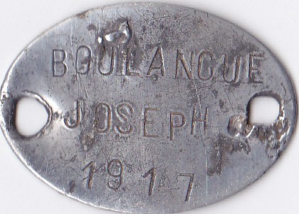 La plaque d'identité modèle 1881  Boulan10