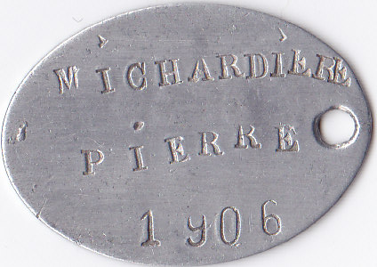 La plaque d'identité modèle 1881  Michar10