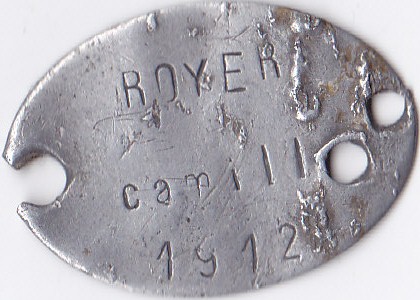 La plaque d'identité modèle 1881  Royer_10
