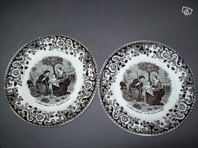 estimation de 2 assiettes manufacture royale et impériale de nimy 27171110