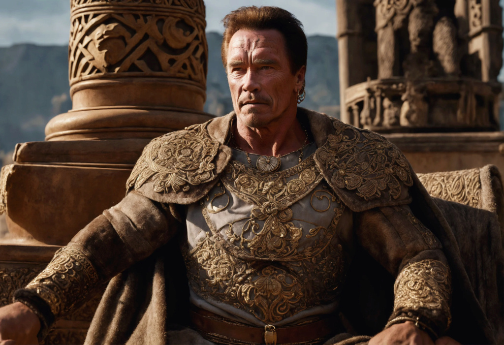 IA générateur d'images : Arnold Schwarzenegger/King Conan  012a4110