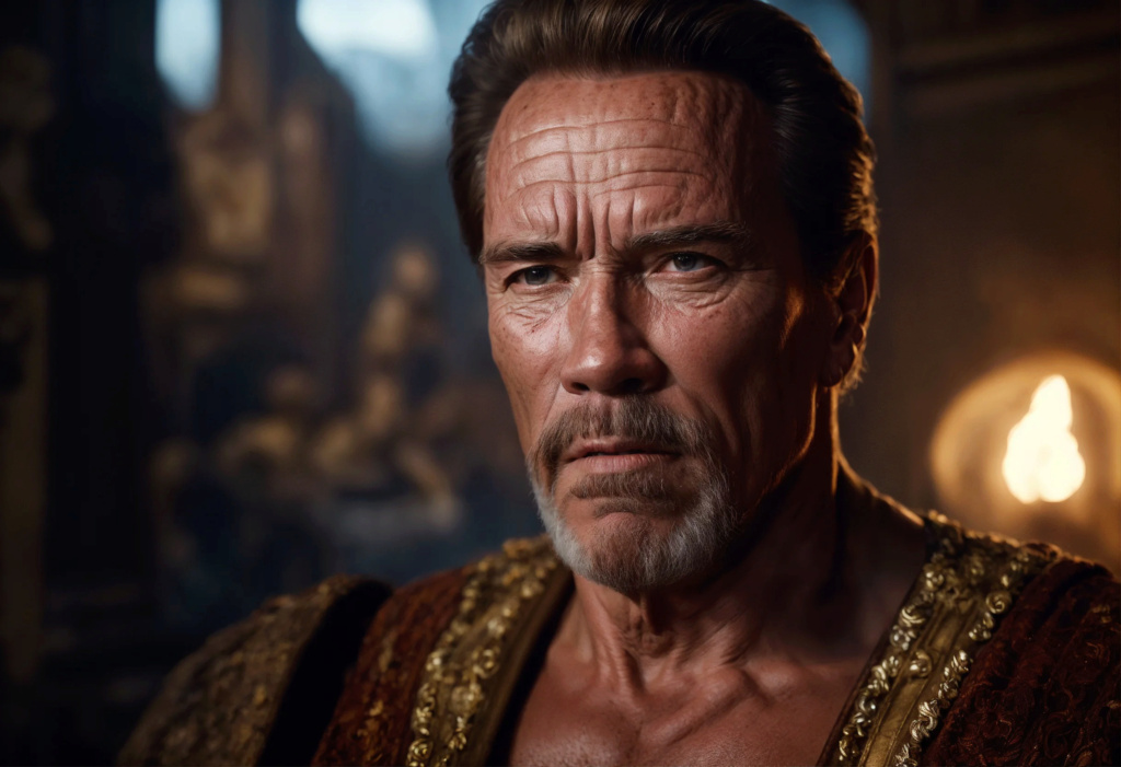 IA générateur d'images : Arnold Schwarzenegger/King Conan  16d3ed10